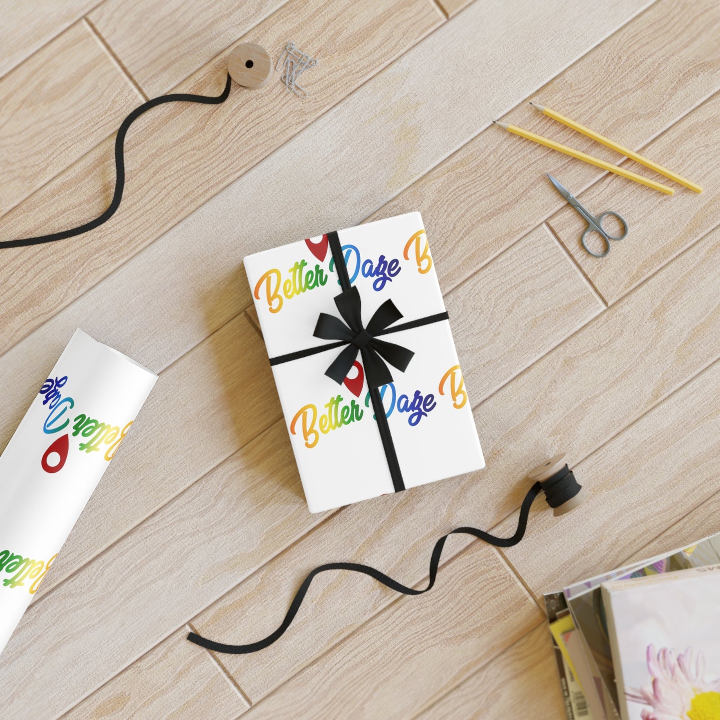 Gift Wrapping Paper Rolls, 1pc